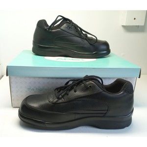 Apex G7000M Ambulator Diabetic Leather Oxford Shoes Men's 10.5W Comfort Black